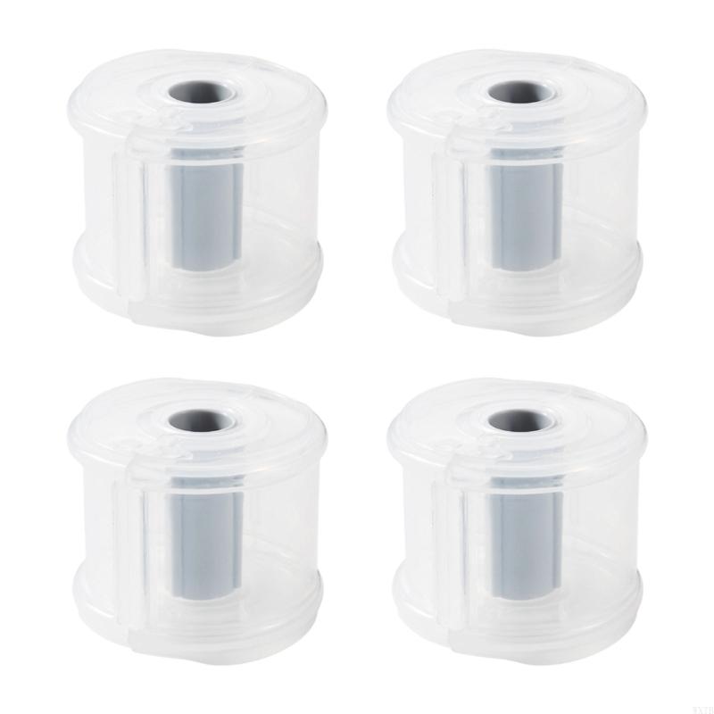 Tape Dispenser Weighted - 4 Buah Wadah Penyimpanan Pita Plastik