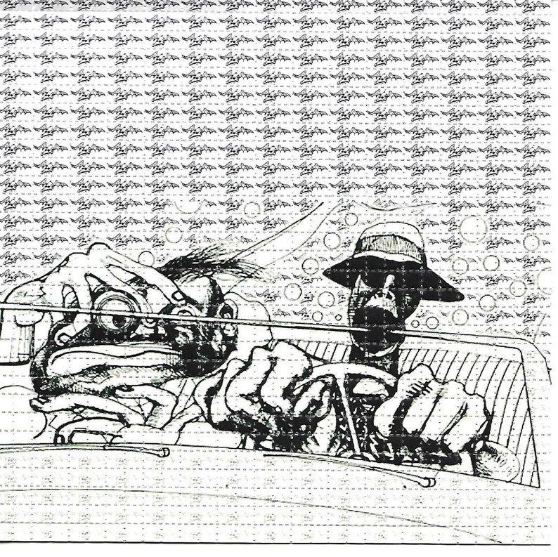 Hunter In Vegas Psychedelic LS - Ink Blotter Paper ulasan dan harga