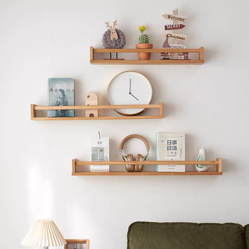 Rak Dinding Kayu Solid untuk B - Magazine Holder Rack ulasan dan harga